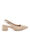 Beige Lightweight Women's Heeled Shoes 323101 Z