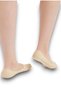 2 Pack Women's Laser Cut Invisible Ballerina Socks Cotton - Non-Slip Heel Bolero Cotton Sole Socks - 4