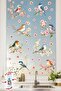 Double-Sided Glass Sticker Bird and Flower Set – 57 Pieces Spring-Themed Window Decoration, 100% Clear View - 4