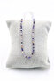 Sodalite Stone Necklace Natural Stone Faceted Cut 2-3 mm - 4