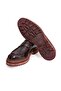 Brown Laceless Genuine Leather Men's Shoes - 3
