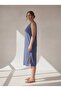 Sleeveless V-Neck Plus Size Casual Dress Indigo - 5