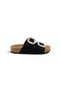 Women's Slippers with Stone Buckle – Comfortable Daily Wear Summer Slippers + Socks as a Gift - 4