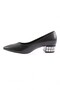 700 Women's Short Heeled Stone Detailed Evening Dress Shoes - 3