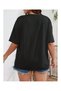 Stars Printed Women's Oversize T-Shirt / T-Shirt - 2