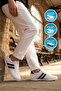 White Black Lace-Up Lightweight Flexible Men's Sports Shoes Bst-2086 m