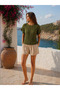 Openwork Knitwear Blouse – Summer Lightweight Textured Comfortable Cut Women's Top