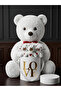Elegant Design White Love Boxed 55 cm Plush Teddy Bear with Bow Tie and 15 Surprise Baby Bear Set - 3