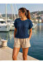Openwork Knitwear Blouse – Summer Lightweight Textured Comfortable Cut Women's Top