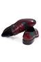 Burgundy Color Laceless Genuine Leather Leather Sole Men's Shoes - 2