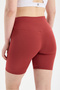 Women's High Waist Shaping / Sculpting Biker Leggings Above Knee Sport Casual Shorts Leggings - 5