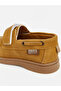 Beige Leather-Look boy's classic shoes - 5