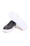 Black Color Lace-Up Genuine Leather Men's Shoes - 3
