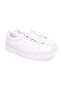 White Color Lace-Up Genuine Leather Men's Shoes