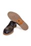 Green Color Lace-Up Genuine Leather Men's Shoes - 3
