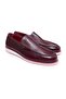Bordo Color Laceless Genuine Leather Men's Shoes