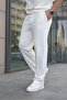 Men's Oversize Modal Fabric Premium Quality 2-Piece Set-White - 7