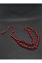Squeeze Fire Amber Natural Stone 33 Habbeli Stone Systematic Braided Tassel Prayer Beads Men's Accessory Islamic Religion - 6