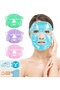 Face Mask Cold and Hot Therapy Mask - Gel Cooling Eye Mask - Cold Therapy for Headache - 4
