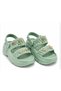 Women's Thick Sole Knitted Strap Stone Slippers Sandals - 4