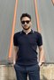 Men'S, Striped Texture, Soft Texture, Old Money Culture, Standard Fit, Polo Collar T-Shirt 26Inppolo03 - 5