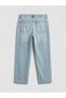 High Waist Carrot Fit Women's Pleated Jean Pants - 5