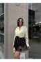 Lace Detailed Chiffon Skirt - 2