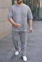 Men's Oversize Modal Fabric Premium Quality 2-Piece Set-Grey