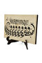 Amenüdü Prayer and Ashâb-I Kehf Names Printed Mdf Tabletop Decoration 10X15 5H-Amentügemisi1