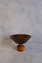 2 Li Ligna Wooden Embossed Melamine Enjoyment Set (19 cm Bowl with Pomegranate Feet, 19 cm Bowl) Serving Plate, Deep Bowl - 4