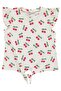 Cherry Patterned Set for 6-9 Years - Ecru - 2