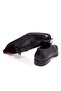 Black Color Lace-Up Genuine Leather Men's Shoes - 2
