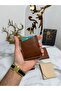 100% Genuine Crazy Leather Handmade Minimalist Wallet - Crazy Leather Stylish Quality Triod Card Holder Wallet - 4