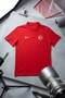 Turkey National Team Polo Neck T-Shirt – Black/Red/White - 2