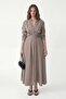 Mink 100% Lyocell Belted Women's Dress - 3