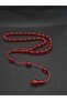Squeeze Fire Amber Natural Stone 33 Habbeli Stone Systematic Braided Tassel Prayer Beads Men's Accessory Islamic Religion - 2