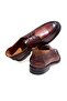 Brown Lace-Up Genuine Leather Men's Shoes - 2