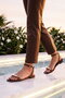 Brown Light Thin Sole Women's Sandals 513106 Z