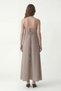 Mink Modal Blend Striped Women's Dress - 6