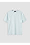 Nevavm Regular Fit Oval Collar Men's T-Shirt with Difference - 5
