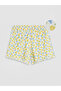 Nevavm Patterned Girl's Shorts with Difference - 2