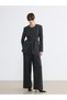 Trendlucky Loose Fit Striped Women's Pleated Fabric Pants with a Difference