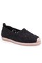 Dza07-115526380 Black Knitwear Daily Espadrilles Women's Shoes