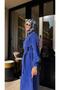 39833 Belted Women's Dress Blue - 4
