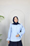 Shirt with Scallop and Volan Detail