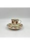 Yellow Tulip Patterned Single Cup Set
