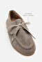 Misty Lace up Genuine Leather Barefoot Moccasin - 7