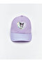 Lilac Kuromi Printed Girl's Cap Hat