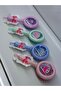 Round Colorful Children's Comb - Hair Comb with Cute Figures - 2