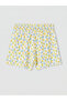 Nevavm Patterned Girl's Shorts with Difference - 3